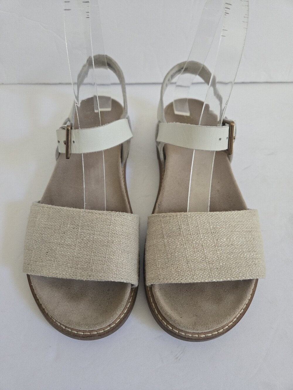 Clarks Corsio Strap Flat Sandals Taupe Size 6.5 - Picture 4 of 12